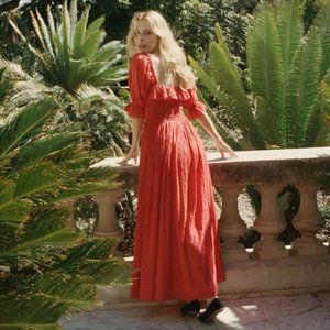 Doen Sol Dress in Tomato